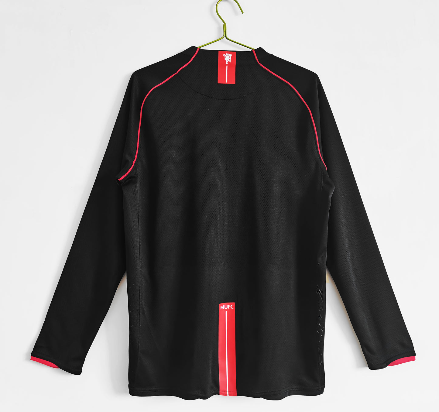 Maillot rétro à manche longue Manchester united noir