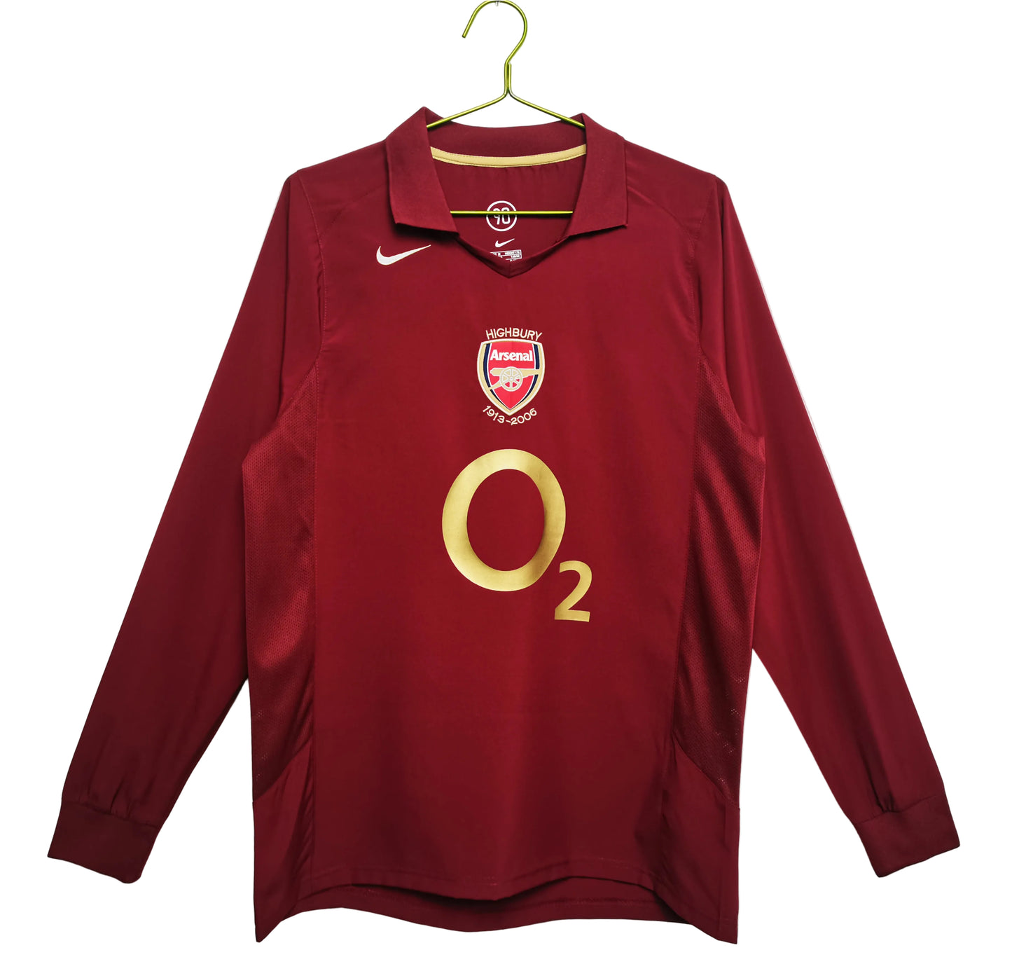 Maillot rétro arsenal à manche longue