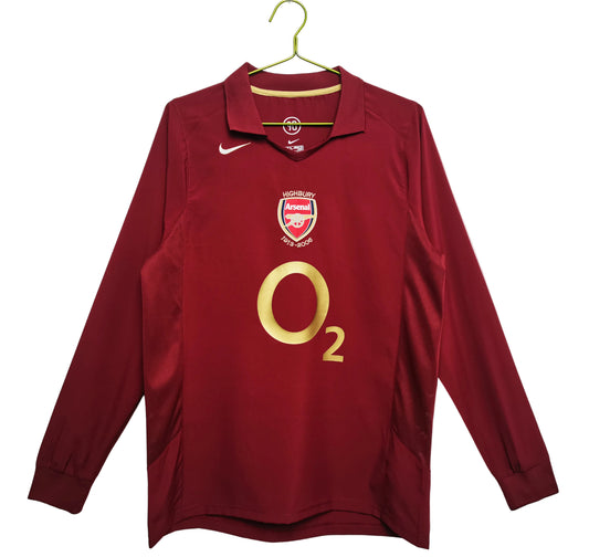 Maillot rétro arsenal à manche longue