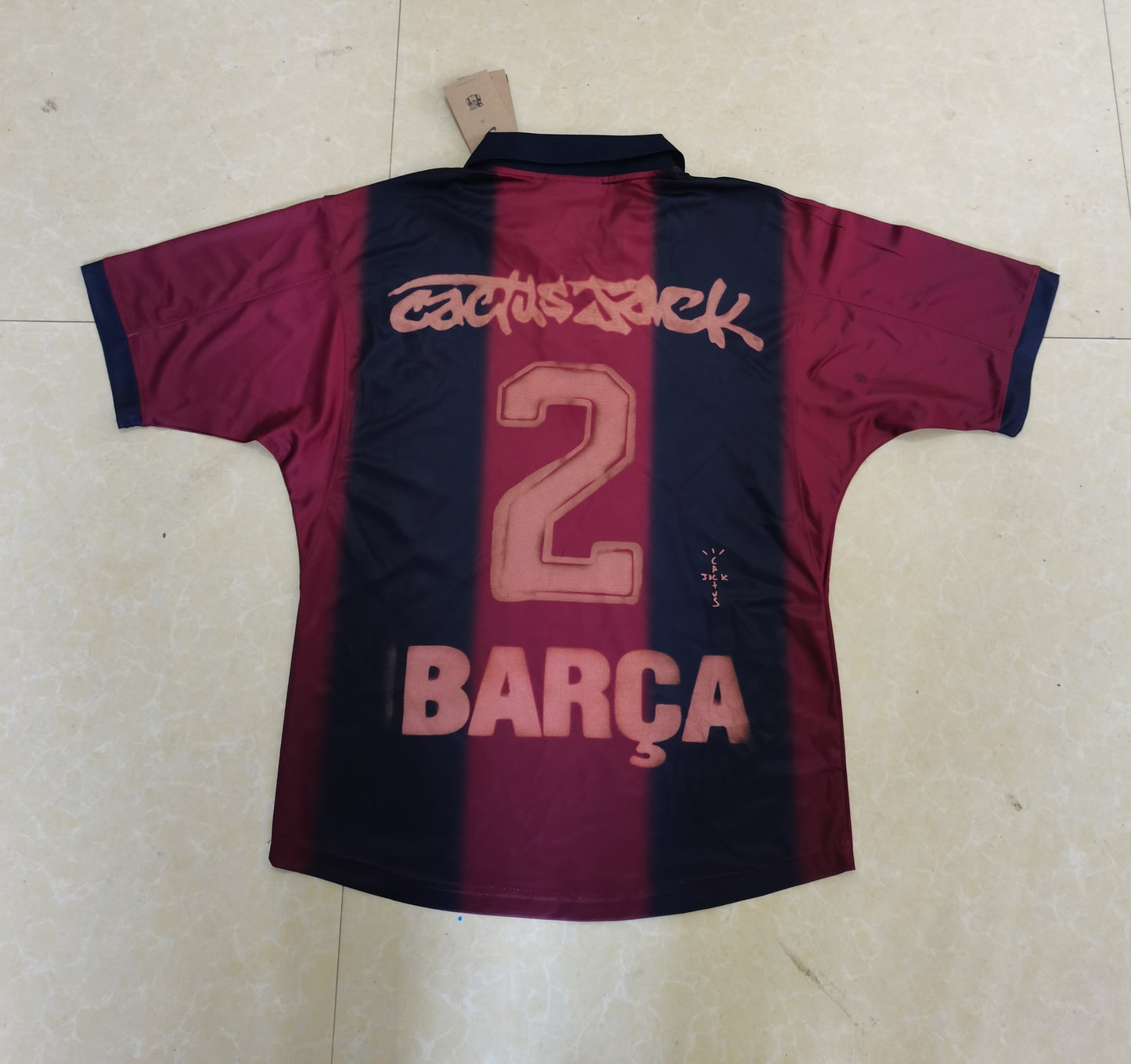 Maillot rétro barca X cactus jack