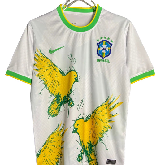 Maillot concept Brésil blanc avec oiseaux