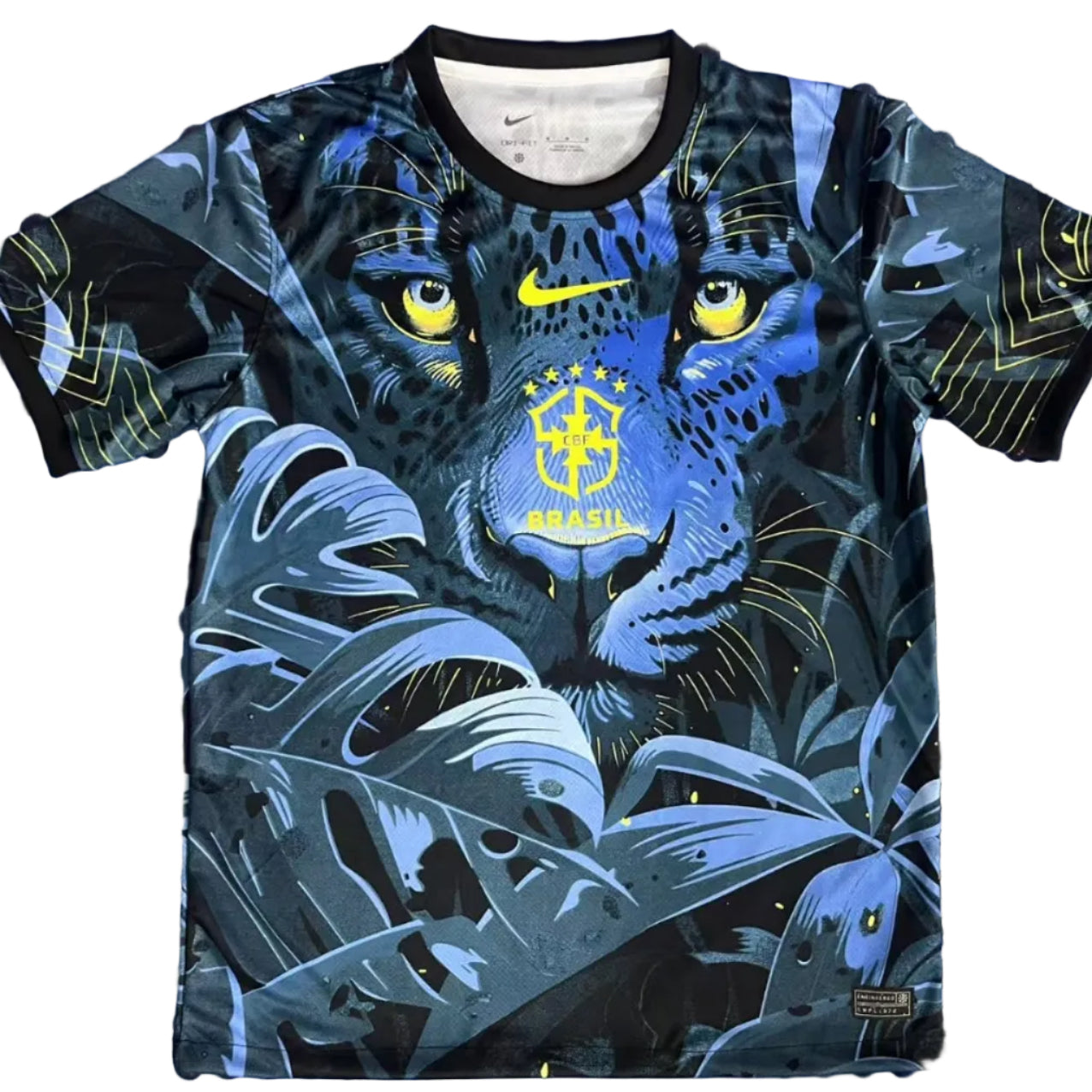 Maillot concept Brésil noir avec tigre