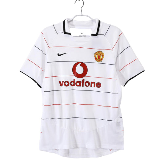 Maillot rétro Manchester united blanc
