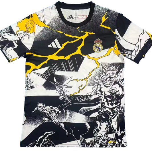 Maillot concept réal Madrid x Marvel