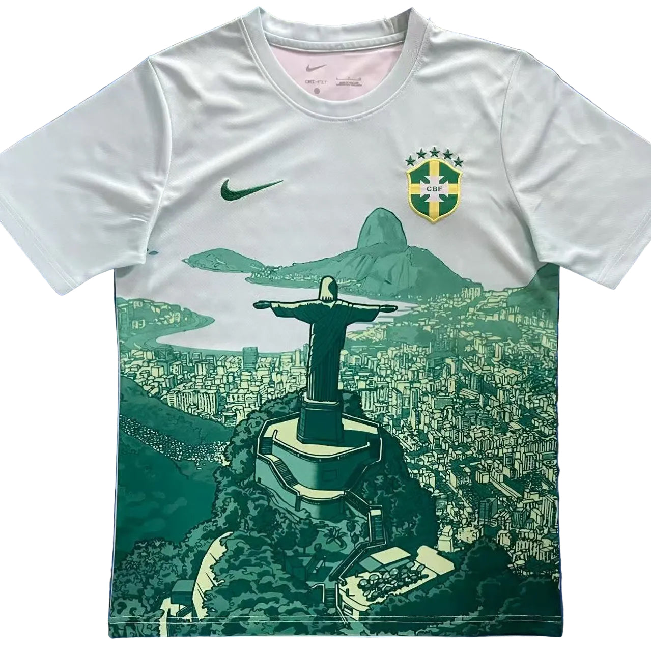 Maillot concept Brésil vert