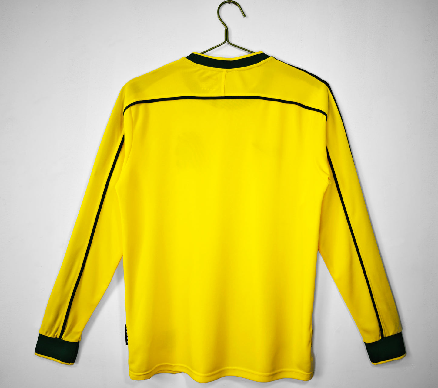 Maillot rétro Brésil jaune à manche longue