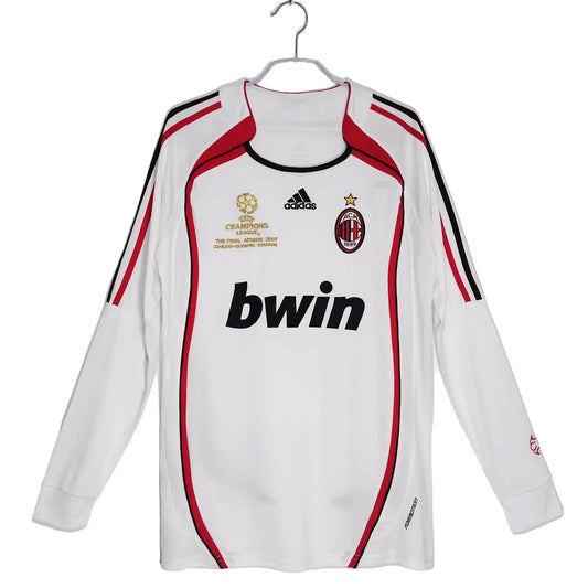 Maillot à manche longue ac milan blanc